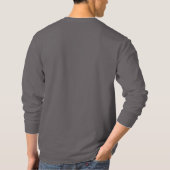 DJ JAKスモークグレーサウンドウェーブ長袖ティー Tシャツ (裏面)
