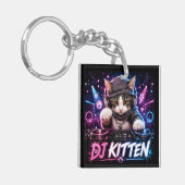 DJ KITTEN 両面タイプ キーホルダー (正面左)