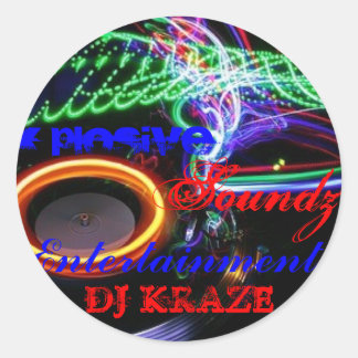 DJ KRAZE ラウンドシール