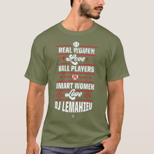 DJ LeMahieu女性実在グラフ頭が切れるィックアパレル Tシャツ (正面)