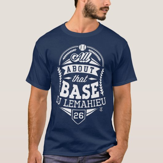 DJ LeMahieu All About That Base Gameday Premium Tシャツ (正面)
