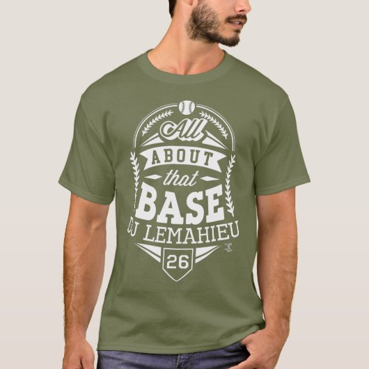 DJ LeMahieu All About That Base Gameday Tシャツ (正面)