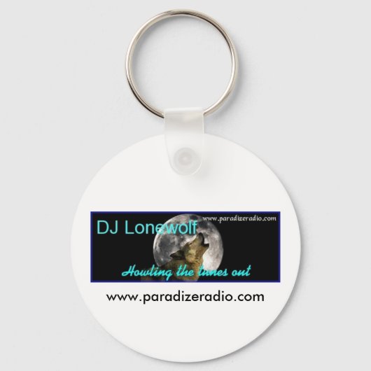 (DJ Lonewolf) Keychain/Keyring キーホルダー (正面)