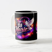DJ MARIE 2 タンブラー コーヒーマグ ツートーンマグカップ (正面左)