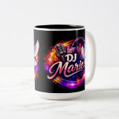 DJ MARIE 2 タンブラー コーヒーマグ ツートーンマグカップ (正面右)