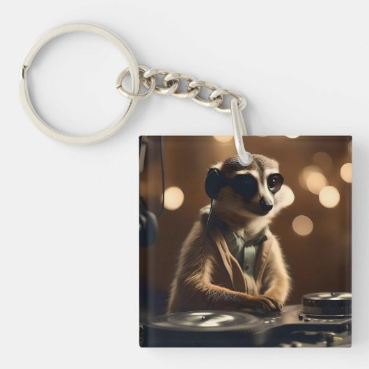 DJ Meerkat: Spinning Tracks in the Savanna, キーホルダー (正面)
