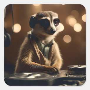 DJ Meerkat: Spinning Tracks in the Savanna, スクエアシール