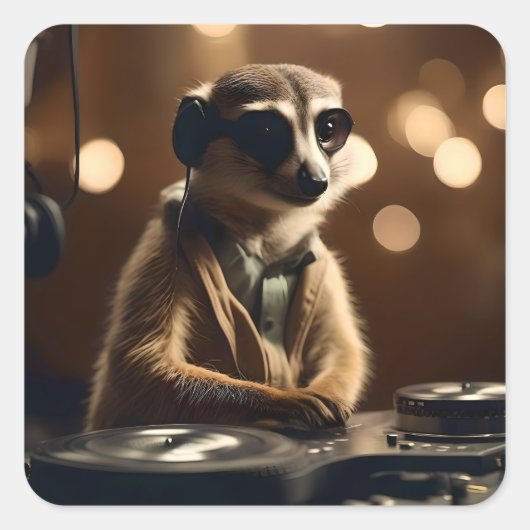 DJ Meerkat: Spinning Tracks in the Savanna, スクエアシール (正面)