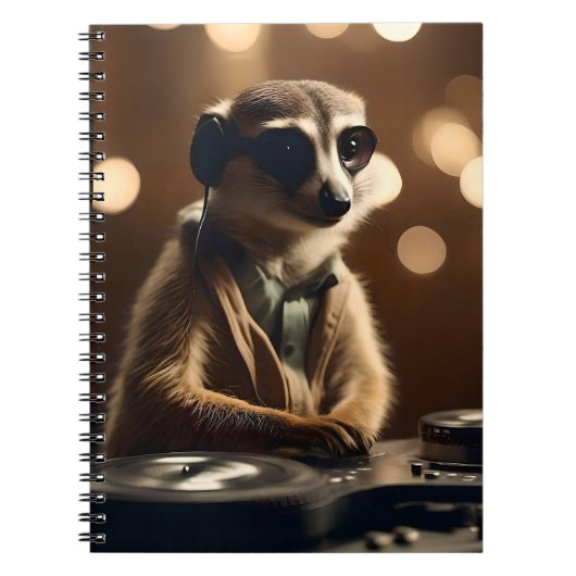 DJ Meerkat: Spinning Tracks in the Savanna, ノートブック (正面)