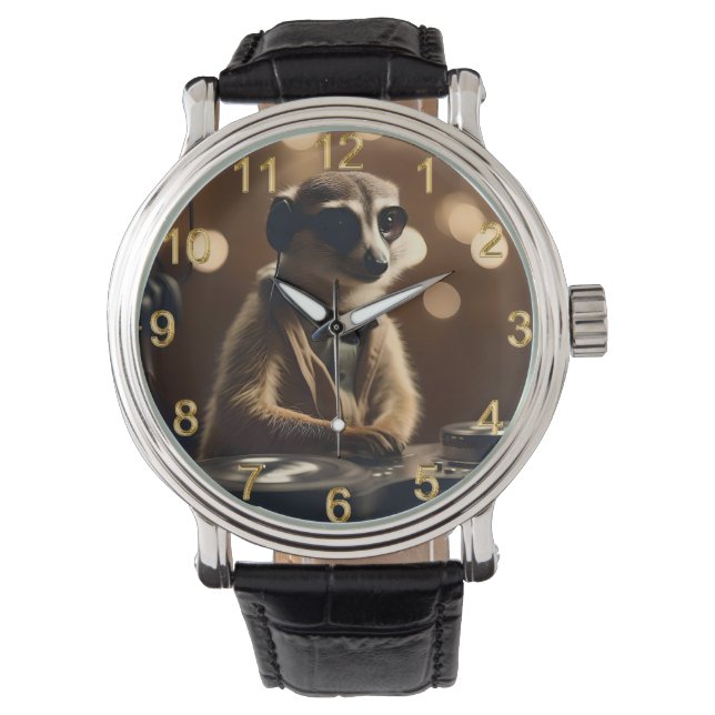 DJ Meerkat: Spinning Tracks in the Savanna, 腕時計 (正面)