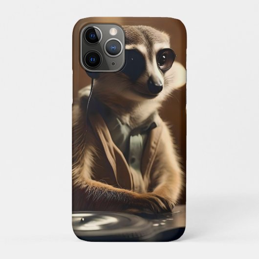 DJ Meerkat: Spinning Tracks in the Savanna, Case-Mate iPhoneケース (裏)