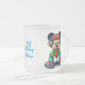 DJ Mickeymouse フロストグラスマグカップ (正面右)