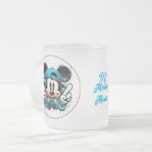 DJ Mickeymouse フロストグラスマグカップ (正面左)