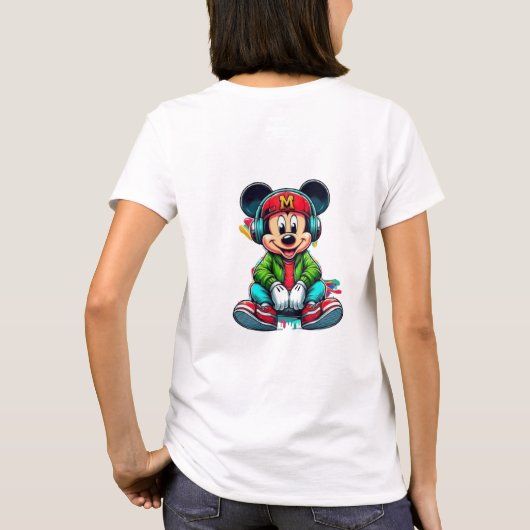 DJ Mickeymouse Tシャツ (裏面)