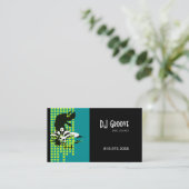 DJ Mixmasterのディスクジョッキー-音楽業界カード 名刺 (スタンド正面)