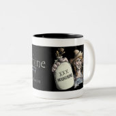 DJ Moonshinemickey banner ツートーンマグカップ (正面右)