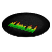 DJ Music BlackのビートからのイコライザVibes カッティングボード (角)