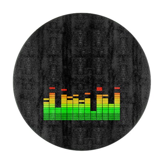 DJ Music BlackのビートからのイコライザVibes カッティングボード (正面)