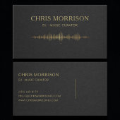 DJ Music Black Gold Professional 名刺