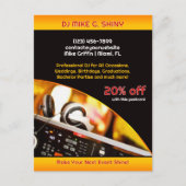 DJ Music Clubはがき ポストカード (正面)