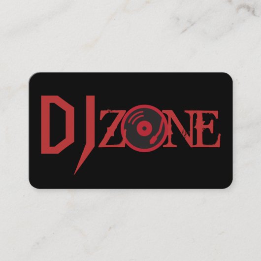 DJ Music Clubエンターテイメント Business Card 名刺 (正面)