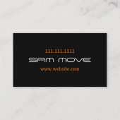 DJ Music Clubエンターテイメント Business Card 名刺 (裏面)