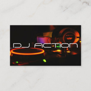 DJ Music Clubエンターテイメント Business Card 名刺