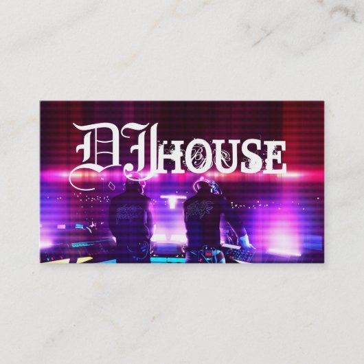 DJ Music Club名刺 名刺 (正面)