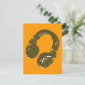 DJ music design ポストカード (スタンド正面)