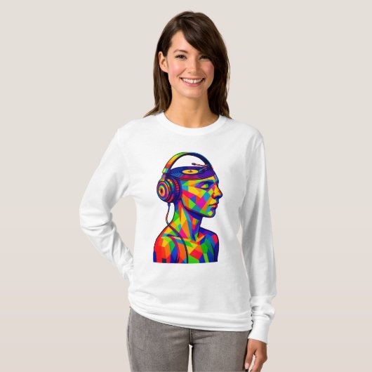 DJ Music Lover Tシャツ (正面フル)