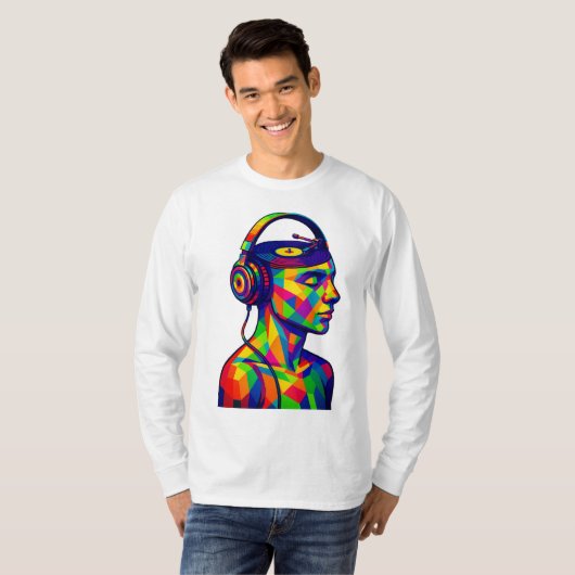 DJ Music Lover Tシャツ (正面フル)