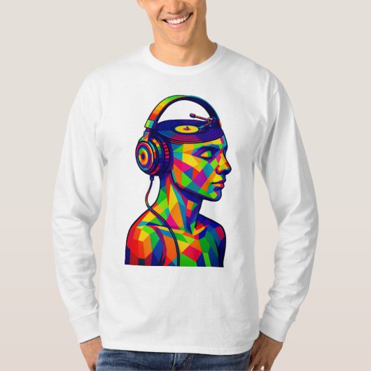 DJ Music Lover Tシャツ (正面)