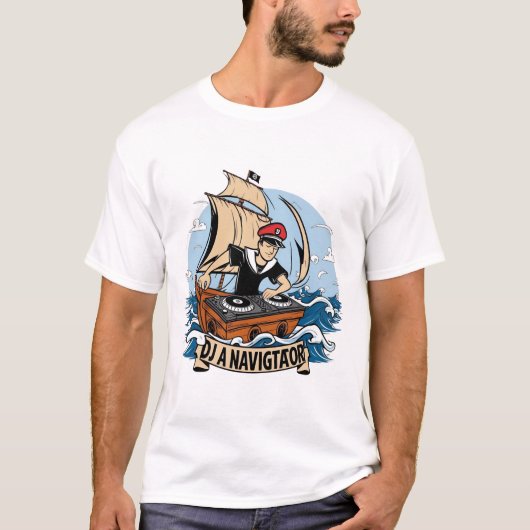 「DJ Navigator: Sailing the Sonic Seas」 Tシャツ (正面)