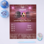 dj_night_dance_flyer チラシ (シングル)