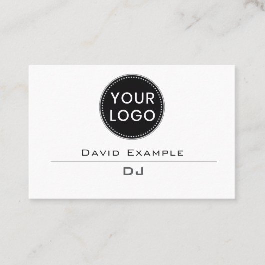 DJ or Disc Jockey 名刺 (正面)