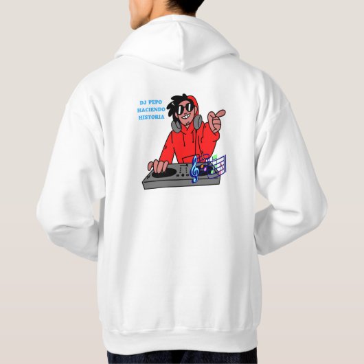 dj pepo haciendo historia 2022 Camiseta パーカ (裏面)