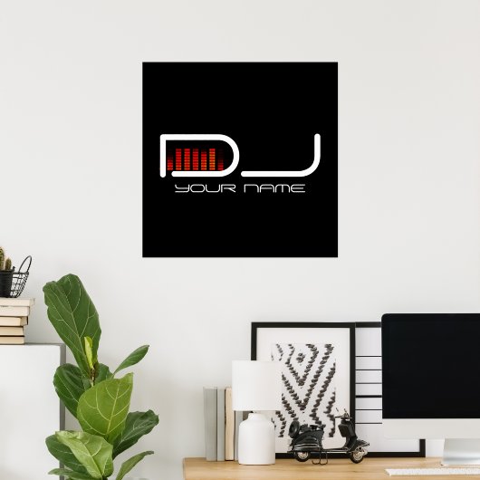 DJ POSTER ポスター (ホームオフィス)
