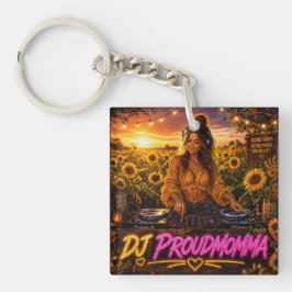 DJ PROUDMOMMA両面キーチェーン キーホルダー
