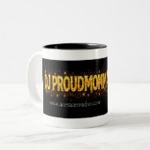 DJ Proudmomma Mug ツートーンマグカップ (正面左)