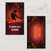 DJ RappaはRaymondの名刺を区分します 名刺 (正面/裏面)