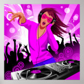 DJ Raver Chick ポスター (正面)