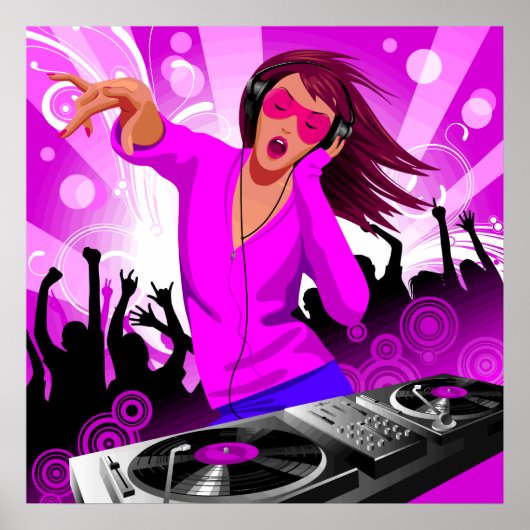 DJ Raver Chick ポスター (正面)