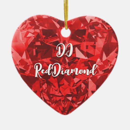 DJ RedDiamond オーナメント (正面)