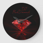 DJ RedDiamond ラージ壁時計 (正面)