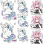 DJ Rhiannon Jadeロゴパックのビニールシール/デカール シール (正面)