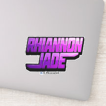 DJ Rhiannon Jadeロゴビニールのシール/デカール