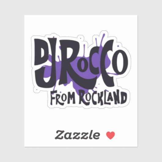 DJ Rocco From Rockland logo シール (シート)