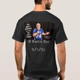 DJ Rockin' Rich/Rocco'Rewind記念シャツ Tシャツ