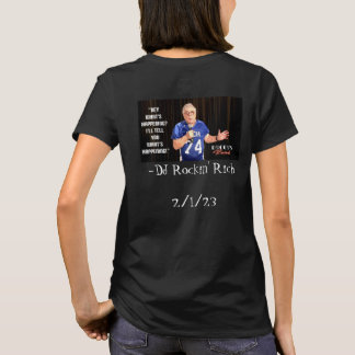 DJ Rockin' Rich/Rocco'Rewind記念シャツ Tシャツ