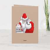 DJ Santa Claus Mixing The Christmas Party Track  カード (裏面)